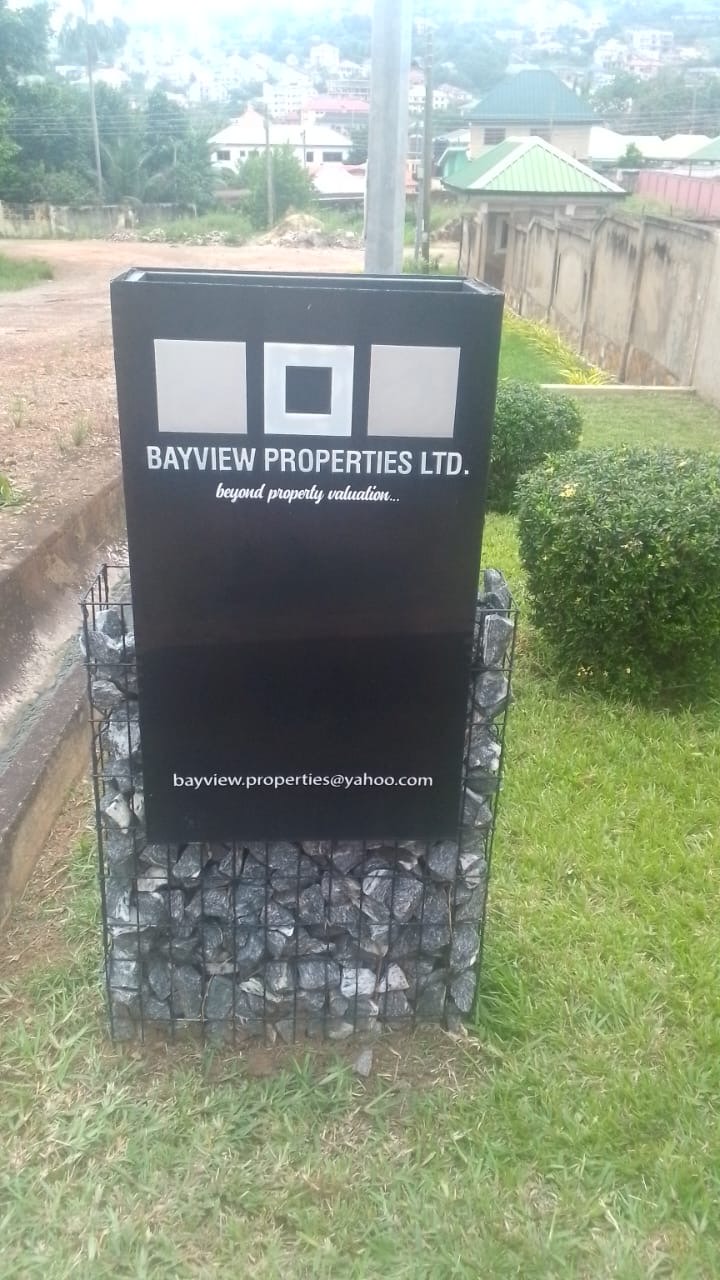 Bayview Properties signage in Accra